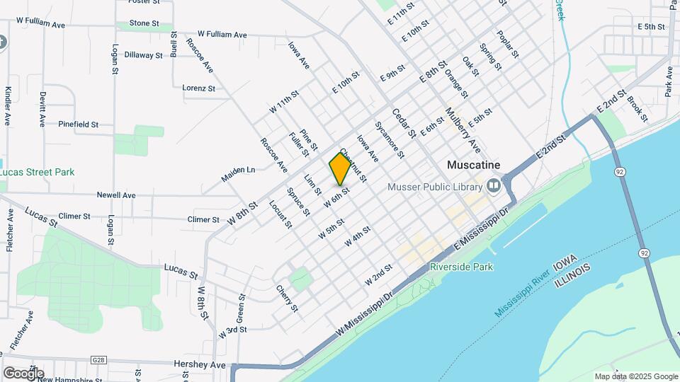 600 Pine St Mapa y Detalles de la Ubicación