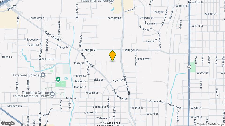 1124 Wheeler St Map and Location Details