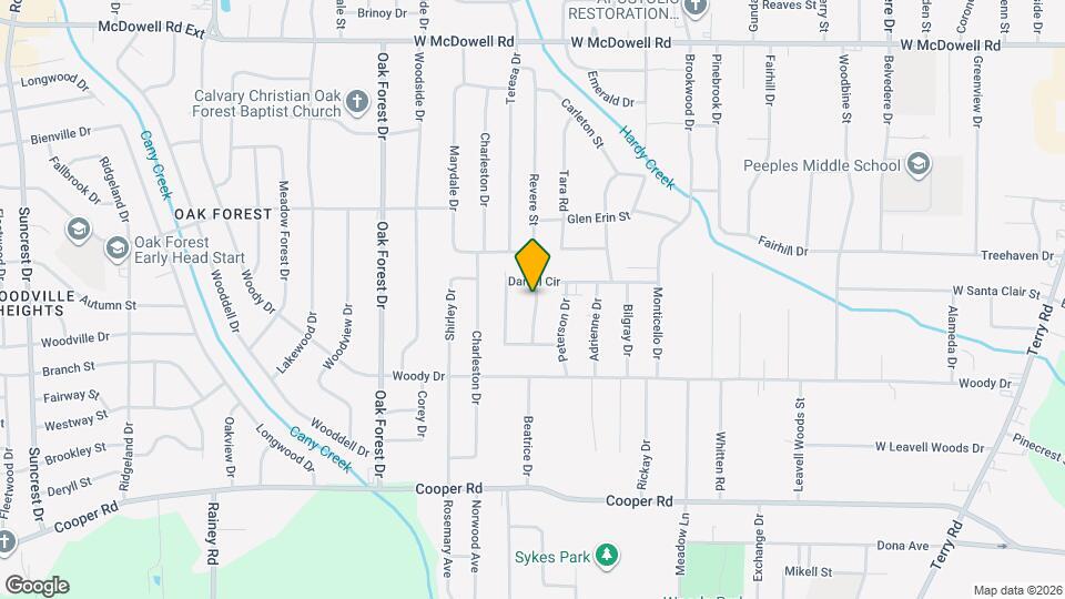 3111 Revere St Map and Location Details