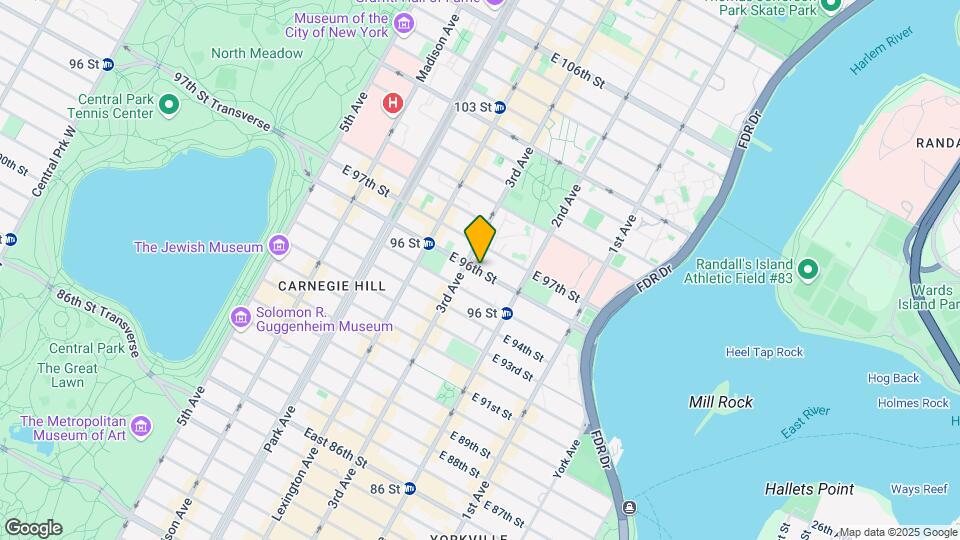 217 E 96th St Map and Location Details