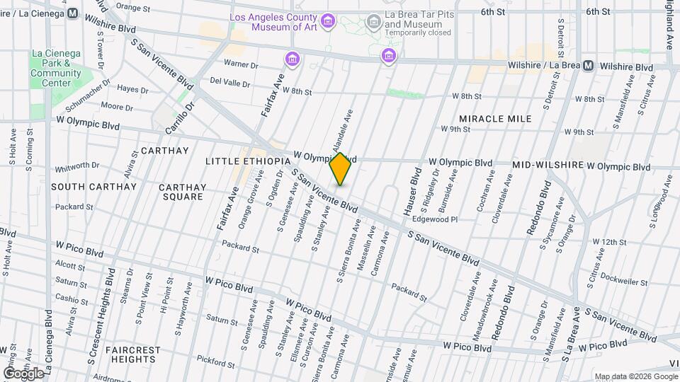1054 S Stanley Ave Map and Location Details