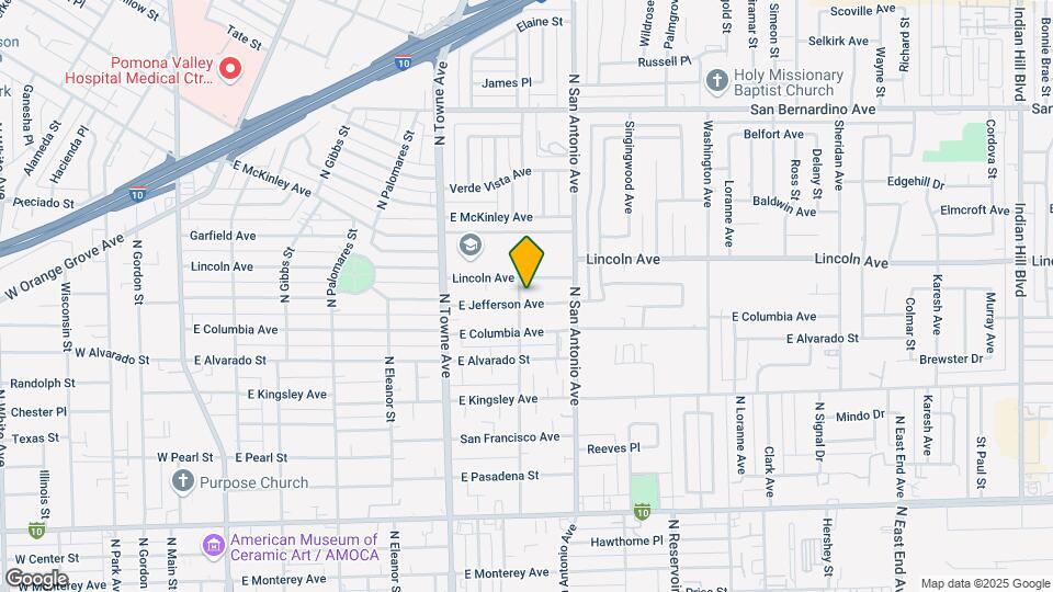 703 E Jefferson Ave Map and Location Details