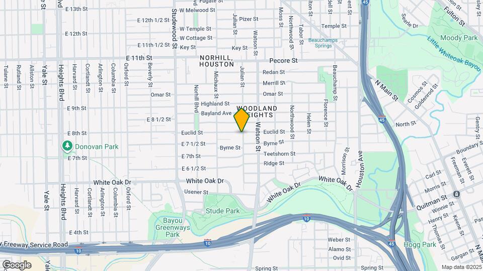 902 Euclid St Map and Location Details