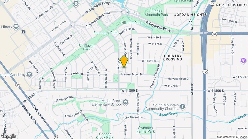 11652 Harvest Crest Way Map and Location Details