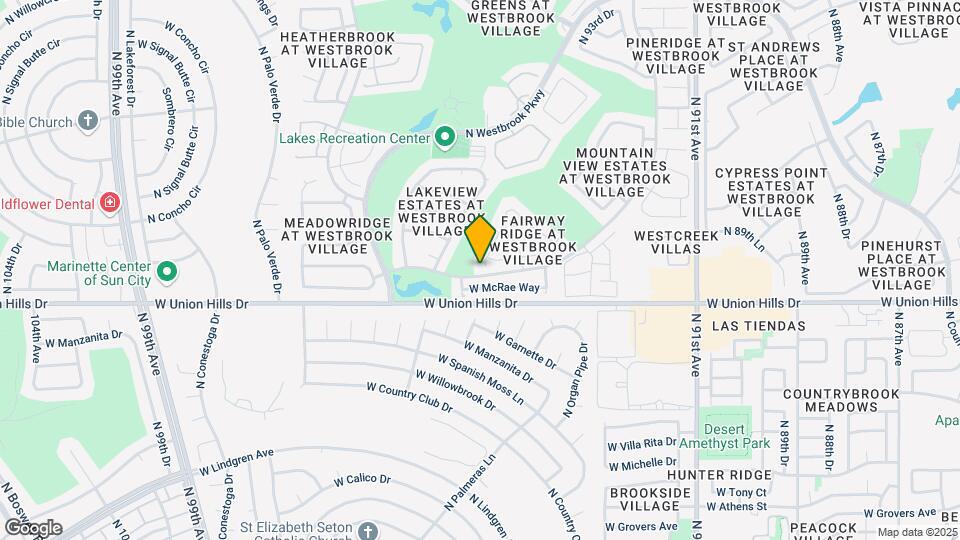 18770 N 95th Ave Map and Location Details