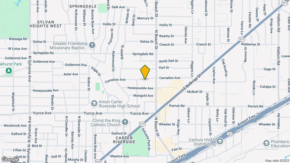 3800 Carnation Ave Map and Location Details