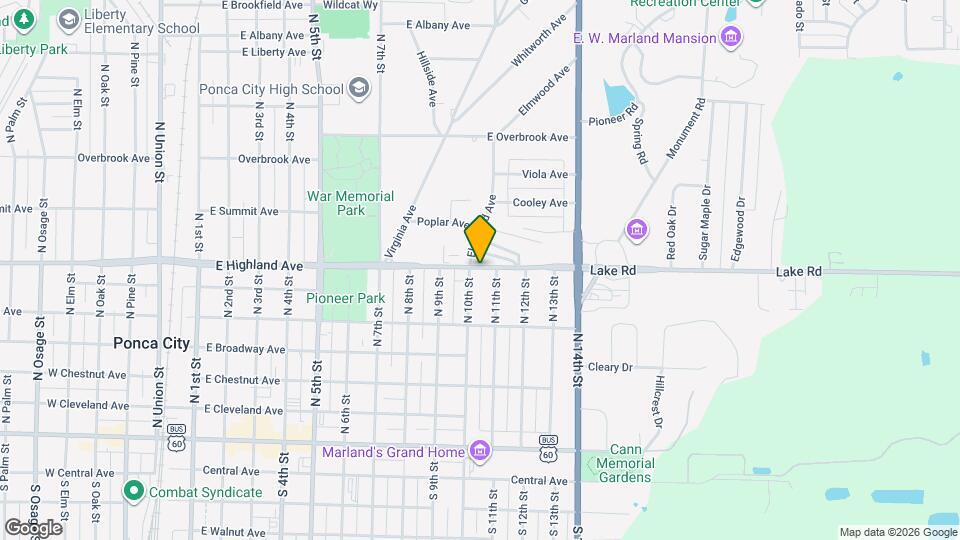 549 N 10th St Map and Location Details