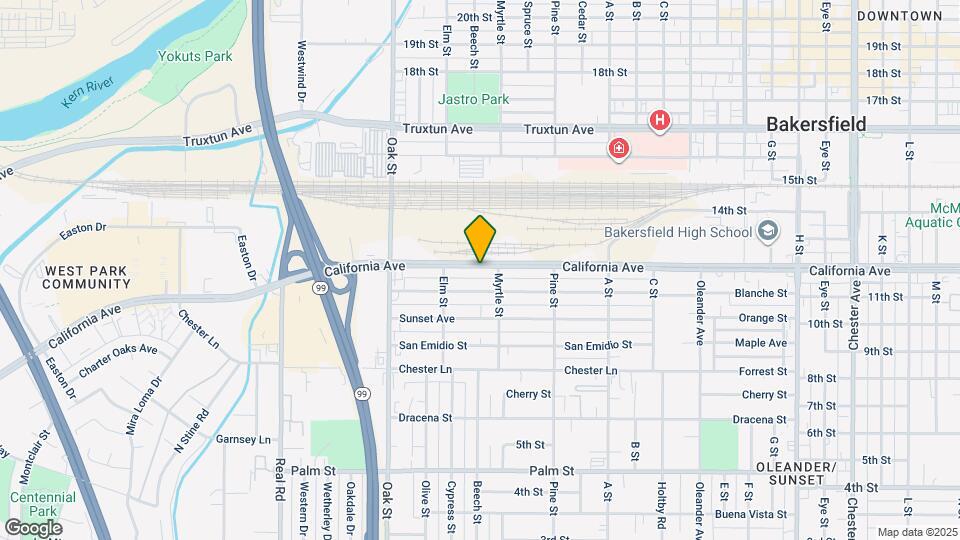 2825 California Ave Map and Location Details