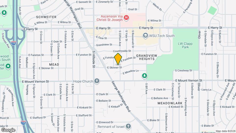 3520 E Skinner St Mapa y Detalles de la Ubicación