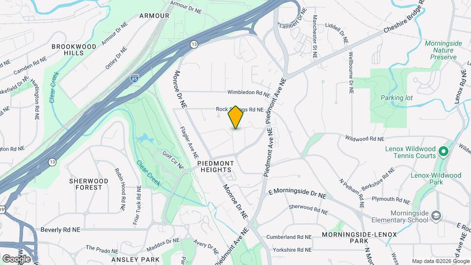 1805 Piedmont Way NE, Unit #1 - Front Mapa y Detalles de la Ubicación