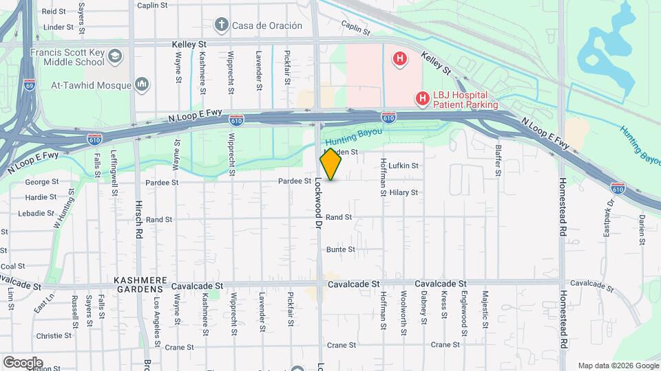 5414 Pardee St Map and Location Details