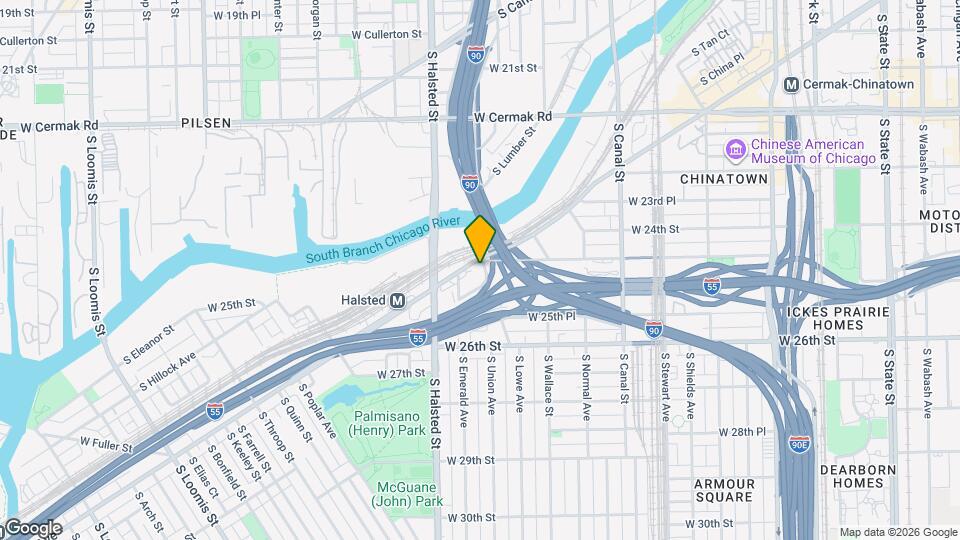 2453 S Archer Ave Mapa y Detalles de la Ubicación
