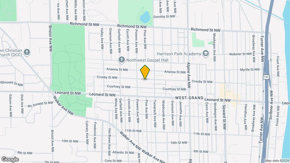 1038 Crosby St NW Map and Location Details