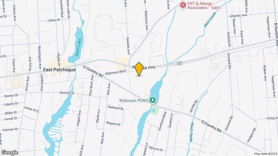 185 S Country Rd Map and Location Details