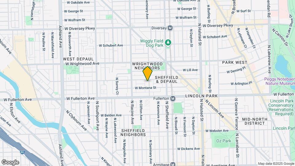 2450 N Seminary Ave, Unit 2A Map and Location Details