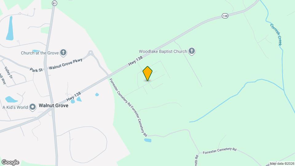 318 Sandy Creek Dr Map and Location Details