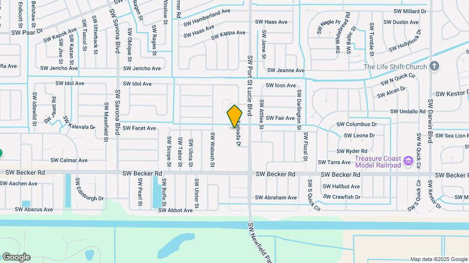 4502 SW Yamada Dr Map and Location Details