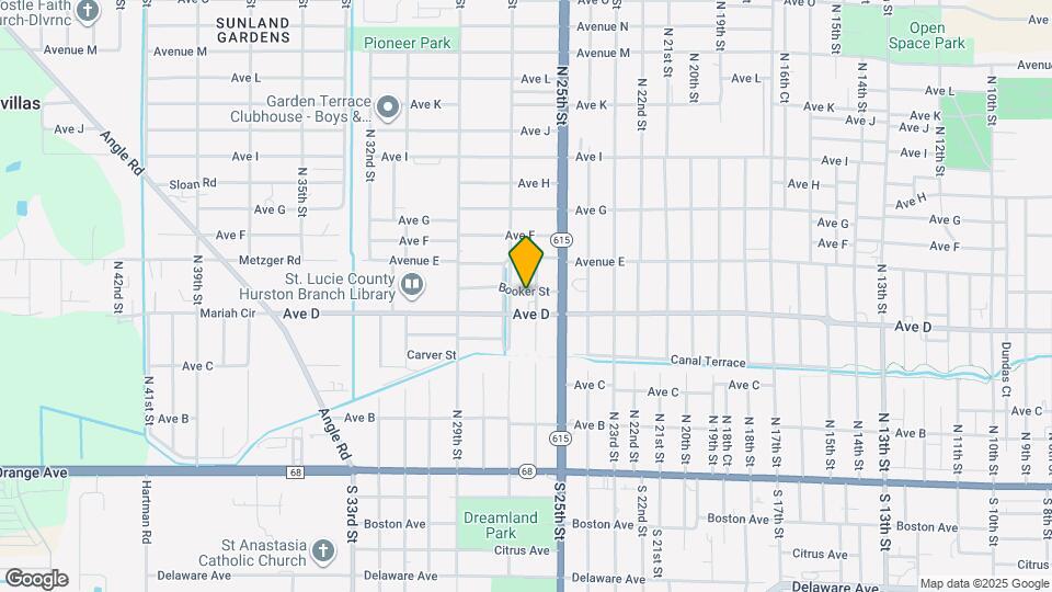 2603 Booker St Map and Location Details