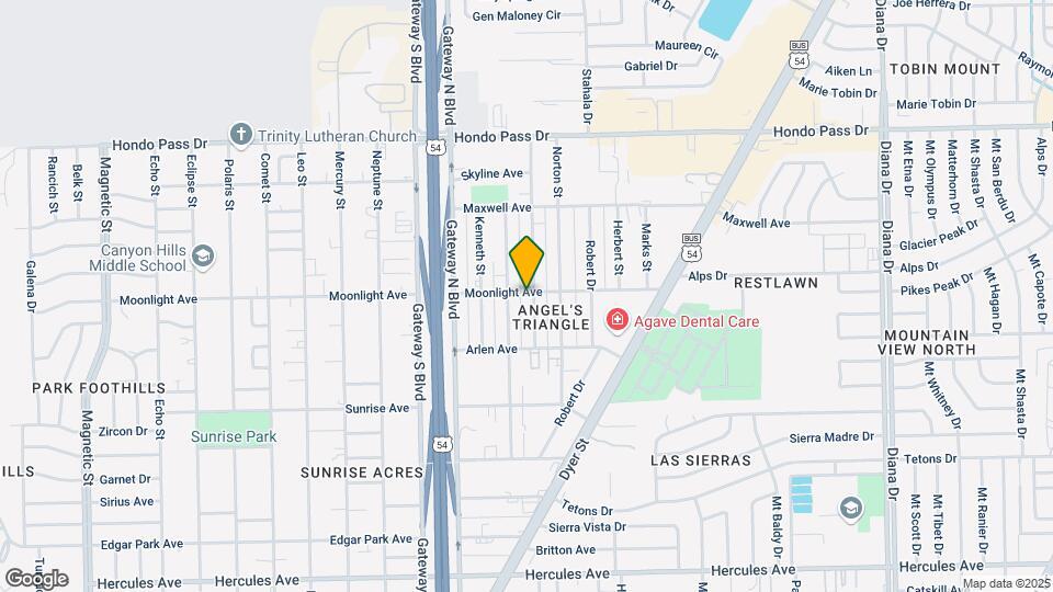 8845 Ankerson St Map and Location Details