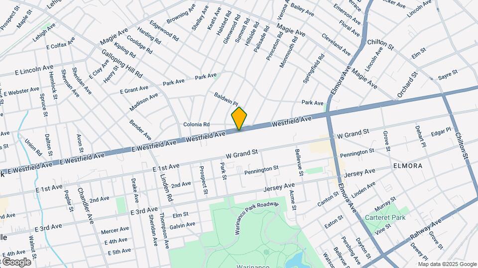 826 Westfield Ave Map and Location Details