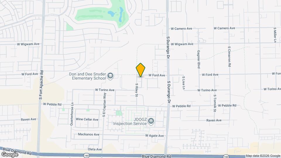 8723 S Evan Lilas St Map and Location Details
