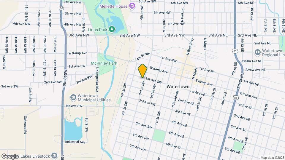 300 1st Ave SW Map and Location Details