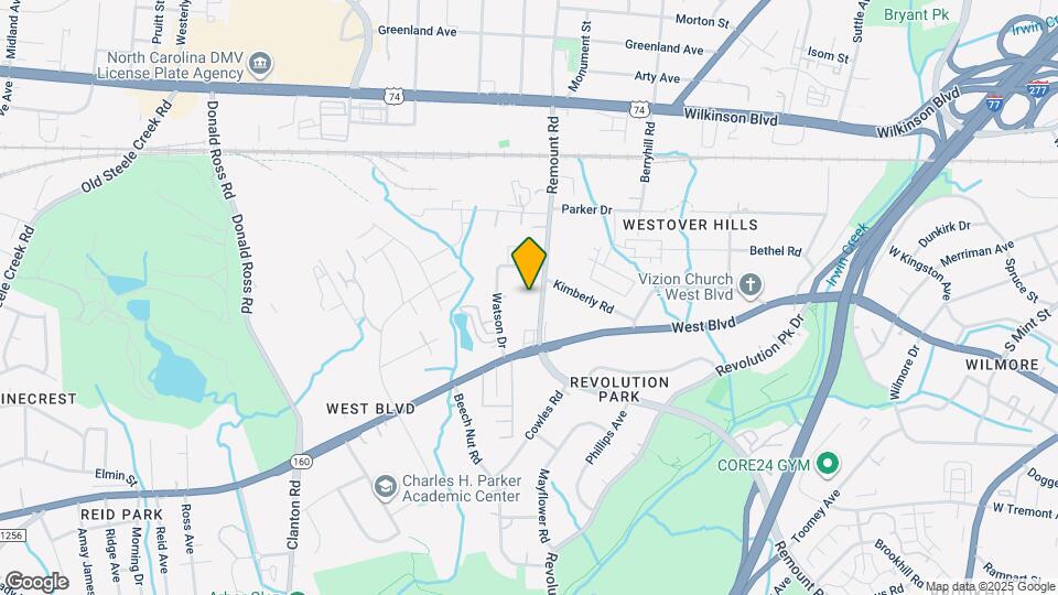 1701 Remount Rd Map and Location Details