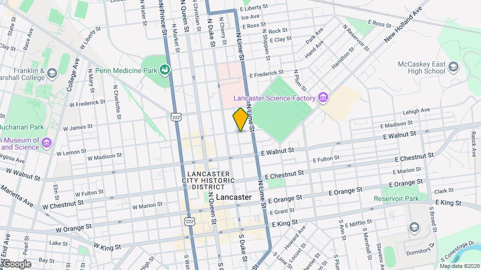 132 E Lemon St Map and Location Details