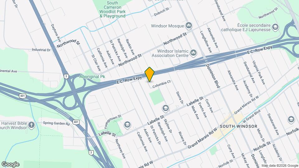 1900 Columbia Ct Map and Location Details