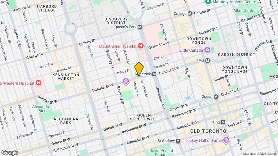 152 St Patrick St, Unit 208 Map and Location Details