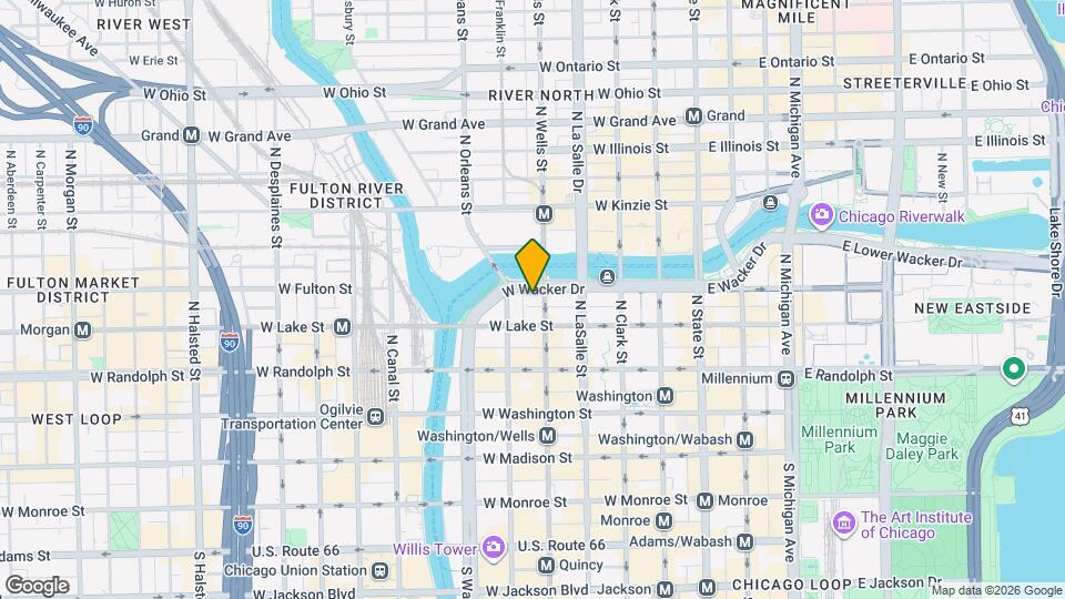 205 W Wacker Dr Map and Location Details