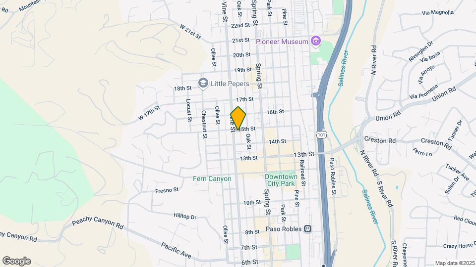 1440 Vine St Map and Location Details