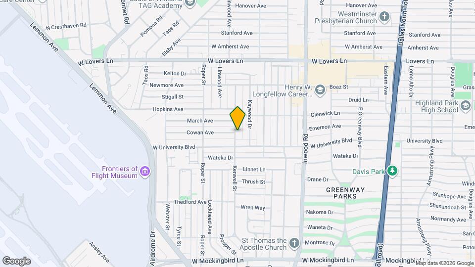 7302 Kenwell St Map and Location Details