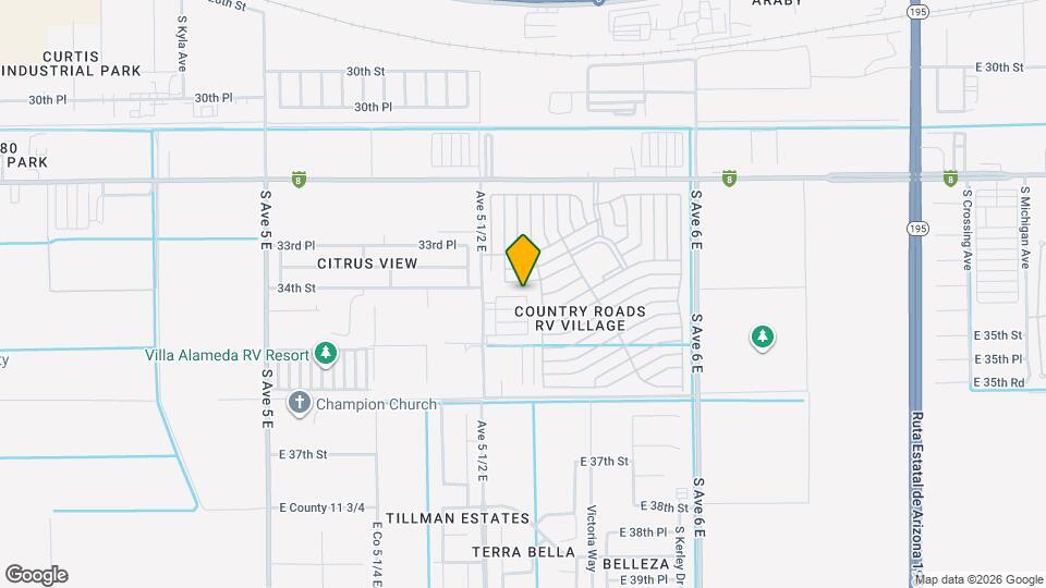 5584 E 34th St Map and Location Details