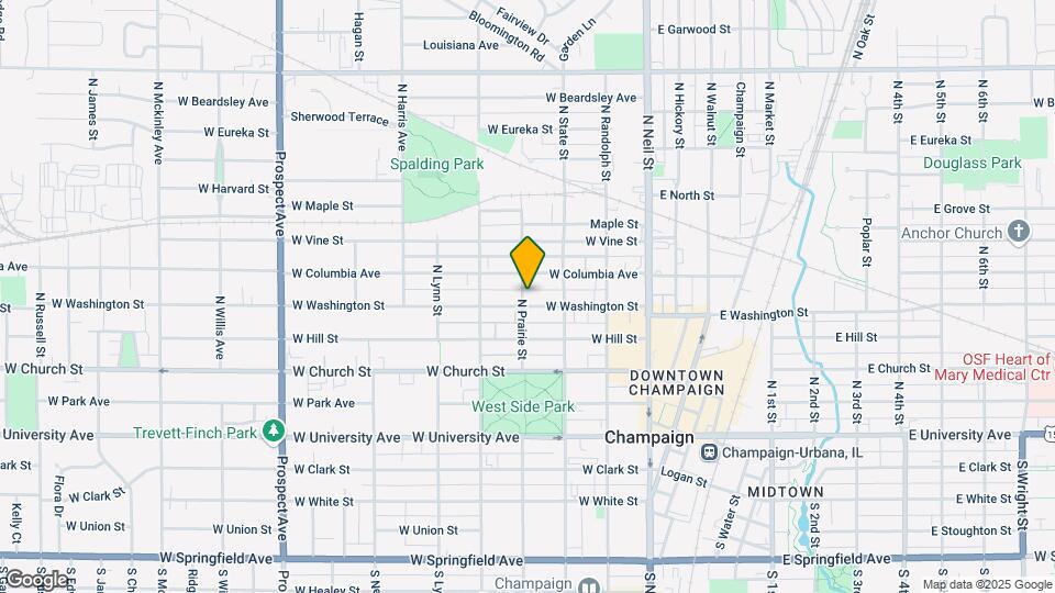 312 W Washington St Mapa y Detalles de la Ubicación