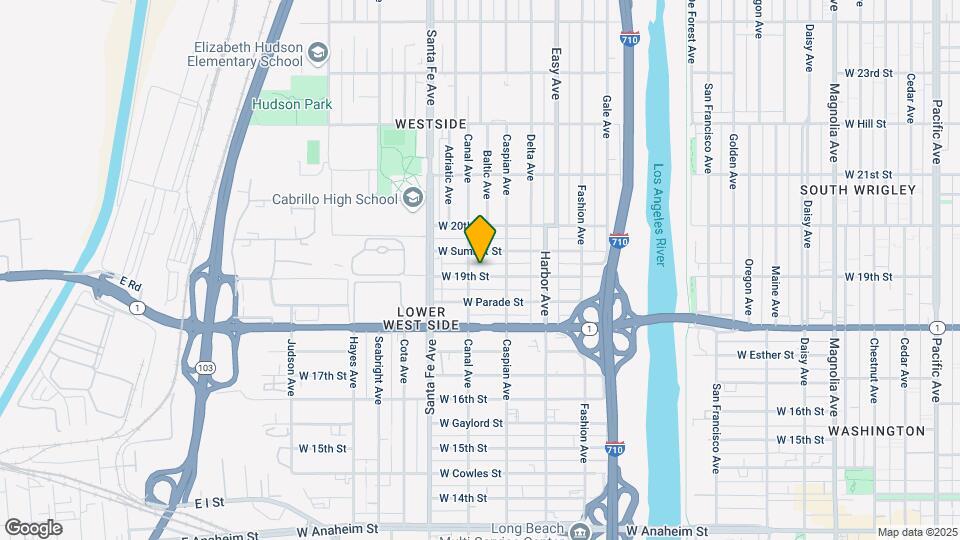 1545 W 19th St Mapa y Detalles de la Ubicación