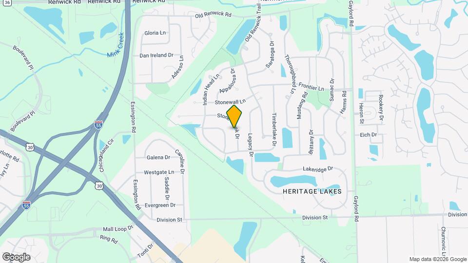 3505 Stone Creek Dr Mapa y Detalles de la Ubicación