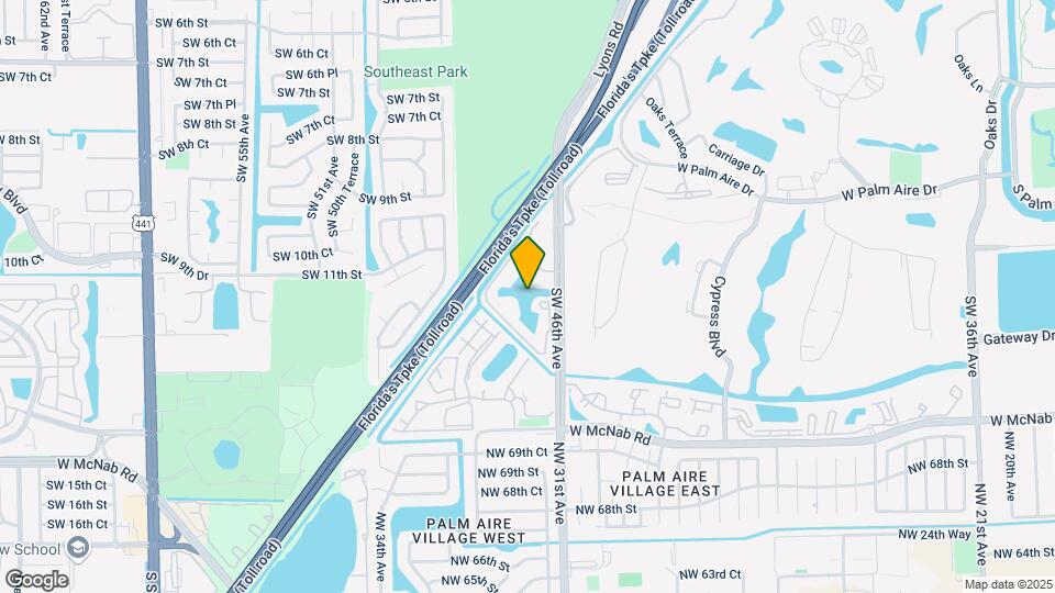1261 SW 46th Ave Map and Location Details