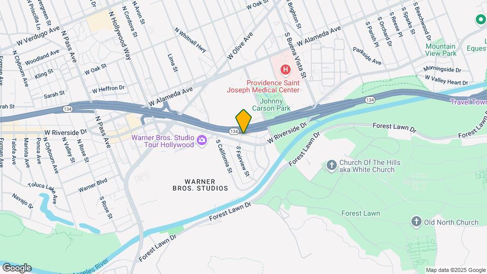 3023 W Riverside Dr Map and Location Details
