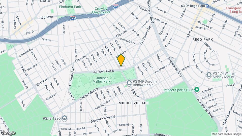 62-55 80th St Map and Location Details