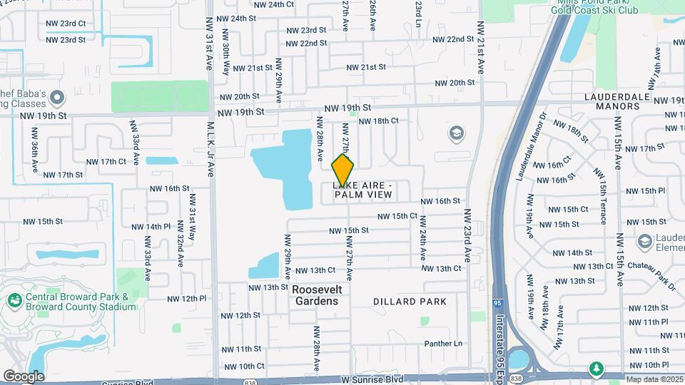 1631 NW 27th Ave Map and Location Details