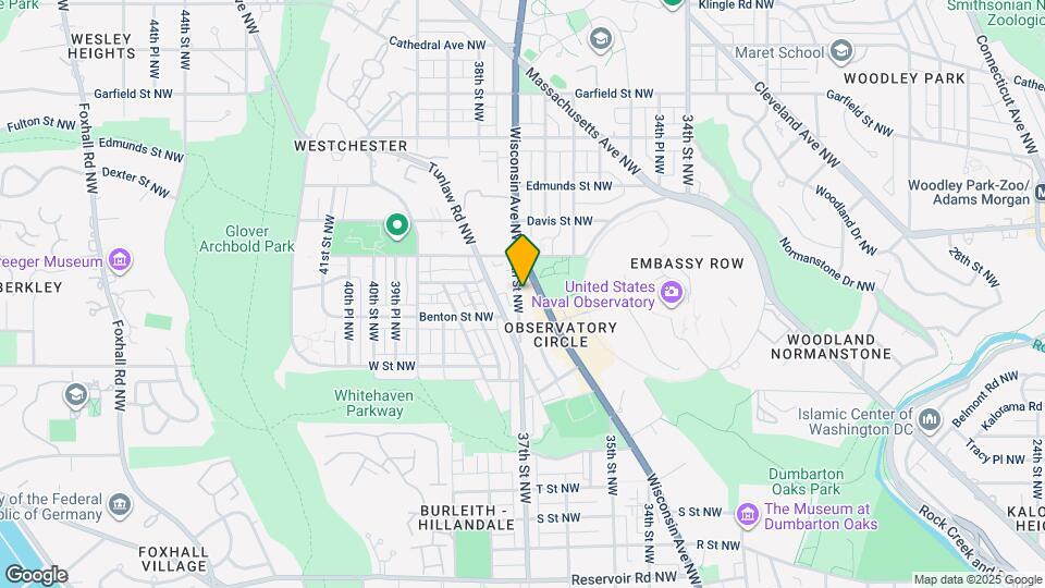 2409 37th St NW Map and Location Details