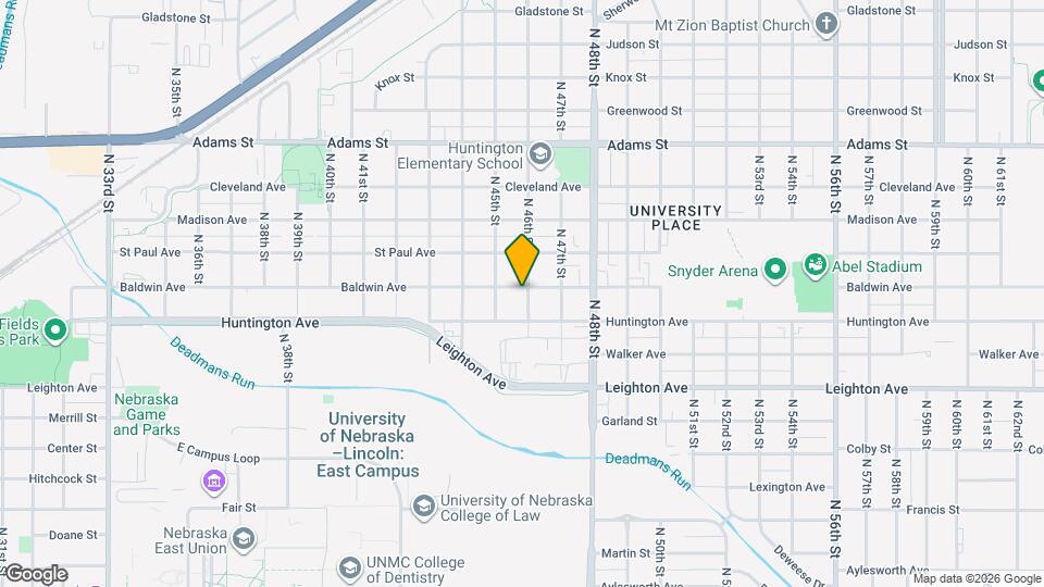 4543 Baldwin Ave Map and Location Details