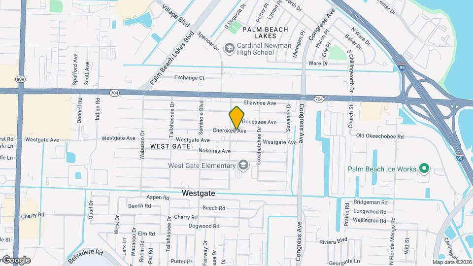 3348 Cherokee Ave Map and Location Details