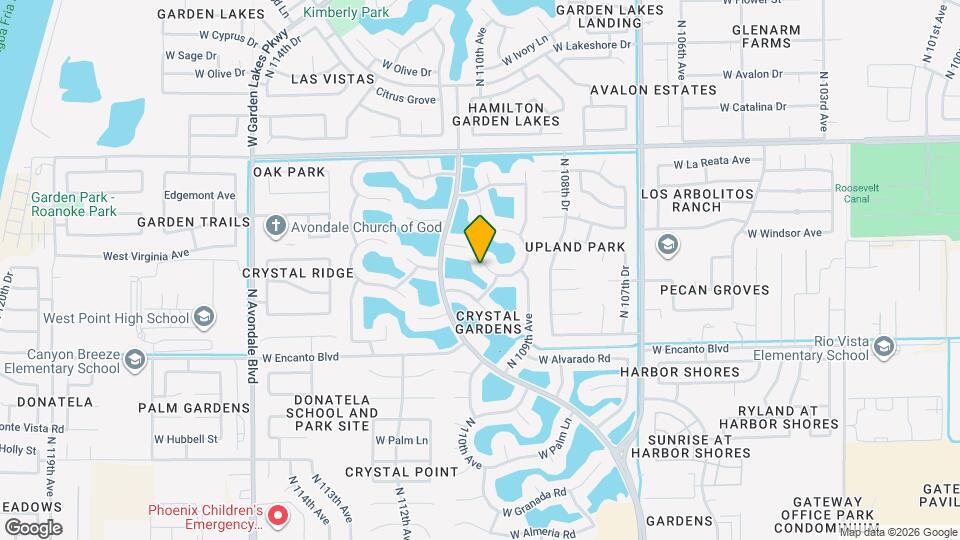 11017 W Wilshire Dr Map and Location Details