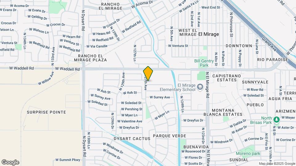 12650 W Willow Ave Map and Location Details