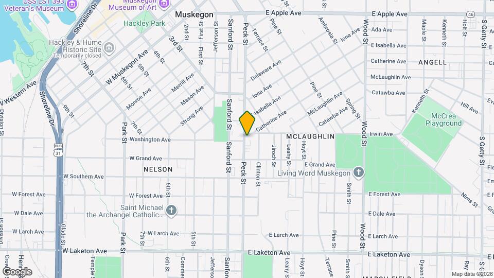 1422 Peck St Map and Location Details