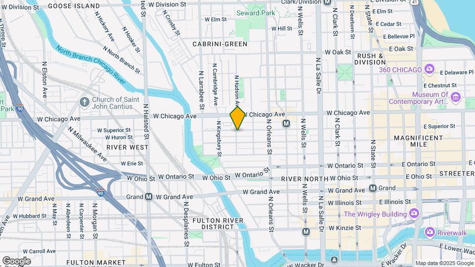 433 W Superior St Map and Location Details