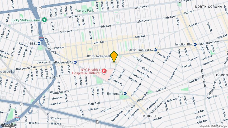 40-38 82nd St Mapa y Detalles de la Ubicación