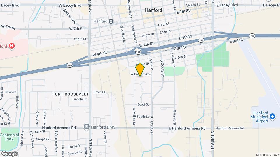 301 W Braden Ave Map and Location Details